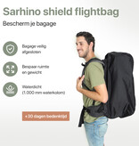 Sarhino Shield 50-100l flightbag en regenhoes - zwart