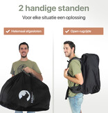 Sarhino Shield 50-100l flightbag en regenhoes - zwart
