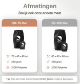 Sarhino Shield 50-100l flightbag en regenhoes - zwart