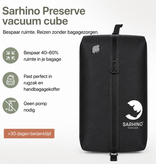 Sarhino Preserve - vacuum packing cube - kledingzak - compressie zonder pomp - zwart