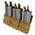 MA44 Triple Stacker M4 Mag pouch - Coyote Brown