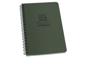 Side Spiral Notebook 12 X 18cm - Olive Drab