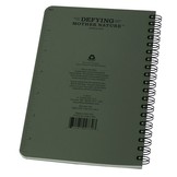 Side Spiral Notebook 12 X 18cm - Olive Drab