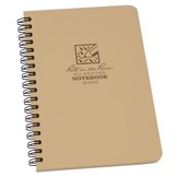 Side Spiral Notebook 12 X 18cm - Tan