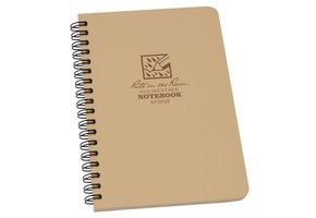 Side Spiral Notebook 12 X 18cm - Tan