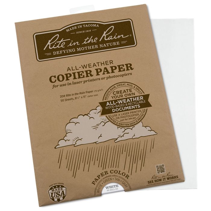 All Weather Copier paper A4 50 vel - Gray