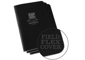 Field Flex Cover Notebook (3 pieces) 11,75cm x 17,5cm - Black
