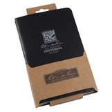 Field Flex Cover Notebook (3 pieces) 11,75cm x 17,5cm - Black
