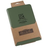 Field Flex Cover Notebook (3 pieces) 11,75cm x 17,5cm - Olive Drab