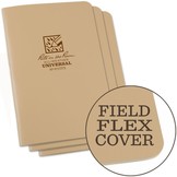 Field Flex Cover Notebook (3 stuks) 11,75cm X 17,5cm - Coyote Tan