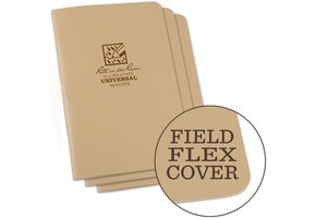 Field Flex Cover Notebook (3 stuks) 11,75cm X 17,5cm - Coyote Tan