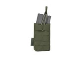 Single Open 5.56 Mag Bungee Retention- Olive Drab