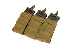 MA27 Triple Open Top M4/M16 Mag Pouch - Coyote Brown
