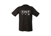 T-shirt Eat, Sleep, Kill Zombies - Black