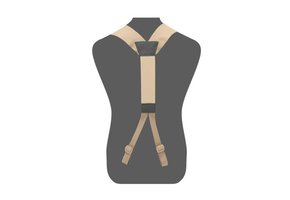 Slim Line Harness - Coyote Tan