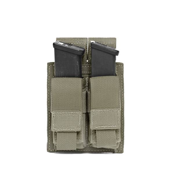 Elite OPS Direct Action Double 9mm Pistol Pouch - Ranger Green