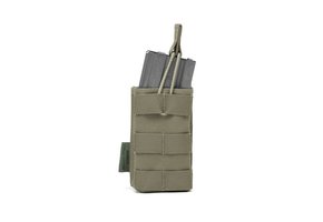 Single Open 5.56 Mag Bungee Retention- Ranger Green