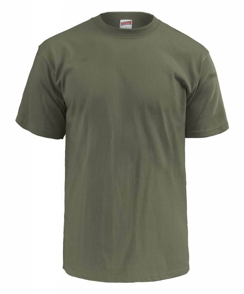 T-Shirt Olive Drab, 3-er Packung