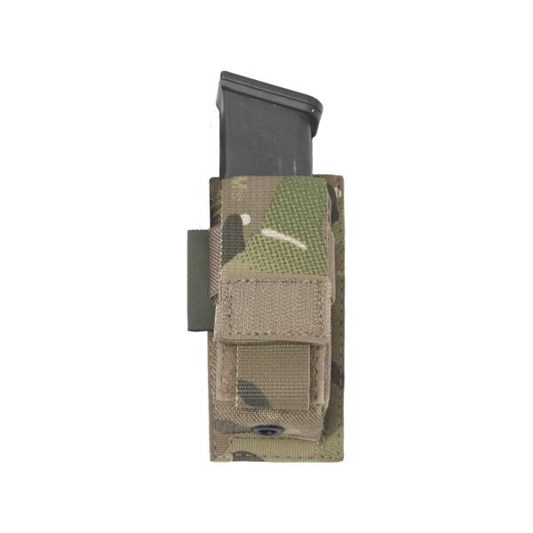 Direct Single 9mm Direct Action Pistol Mag Pouch - MultiCam