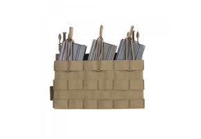 Removable Triple Molle Open Pouch for RPC - Coyote Tan