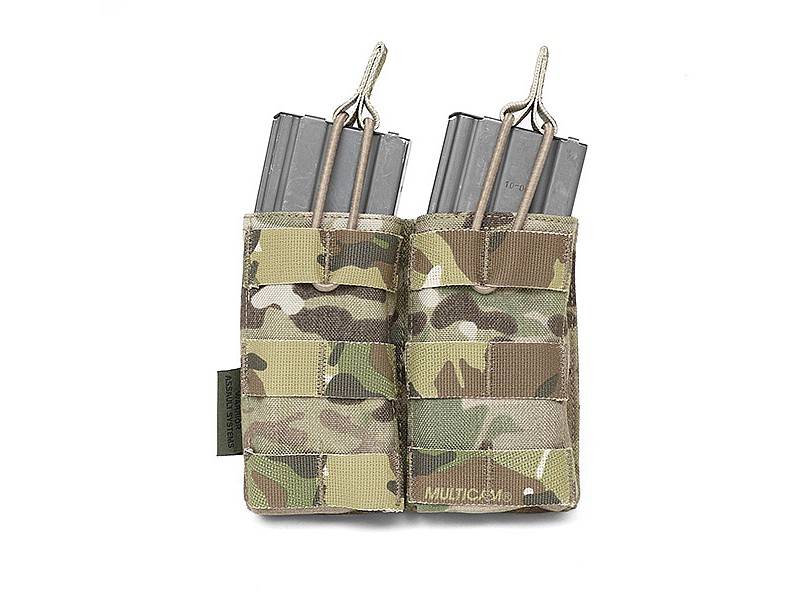 Double Open 5.56 Mag Bungee Retention - MultiCam