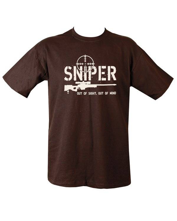Sniper Out of Sight T-shirt - Black