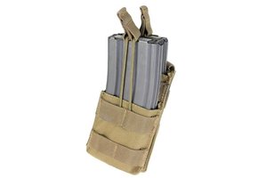 MA42 Single Stacker M4 Mag Pouch - Coyote Brown