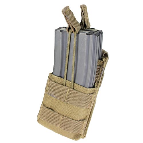 MA42 Single Stacker M4 Mag Pouch - Coyote Brown