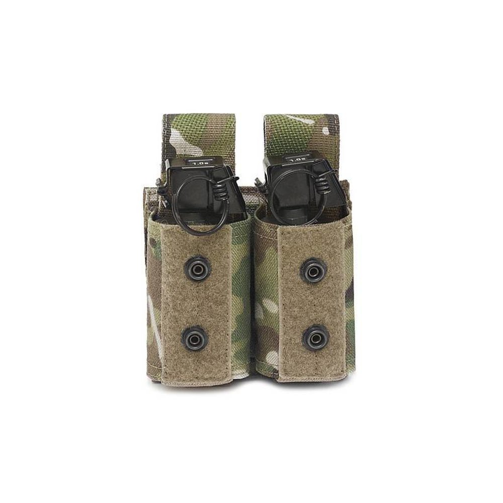 BLACKHAWK! Double 40mm Grenade Pouch In Coyote Tan - Tactical Molle Compatible Storage
