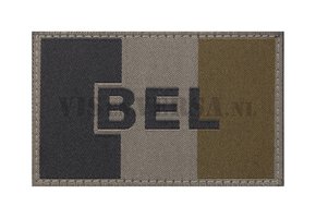 Belgian Flag 50 X 76mm - RAL7013