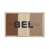 Belgian Flag 50 X 76mm - RAL7013 Desert