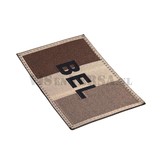 Belgierin Flagge 50 x 76mm - RAL7013  Desert