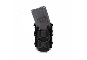Single Quick Mag with Single Pistol Pouch -Black