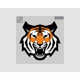 Tiger-Kopf-Patch - Desert