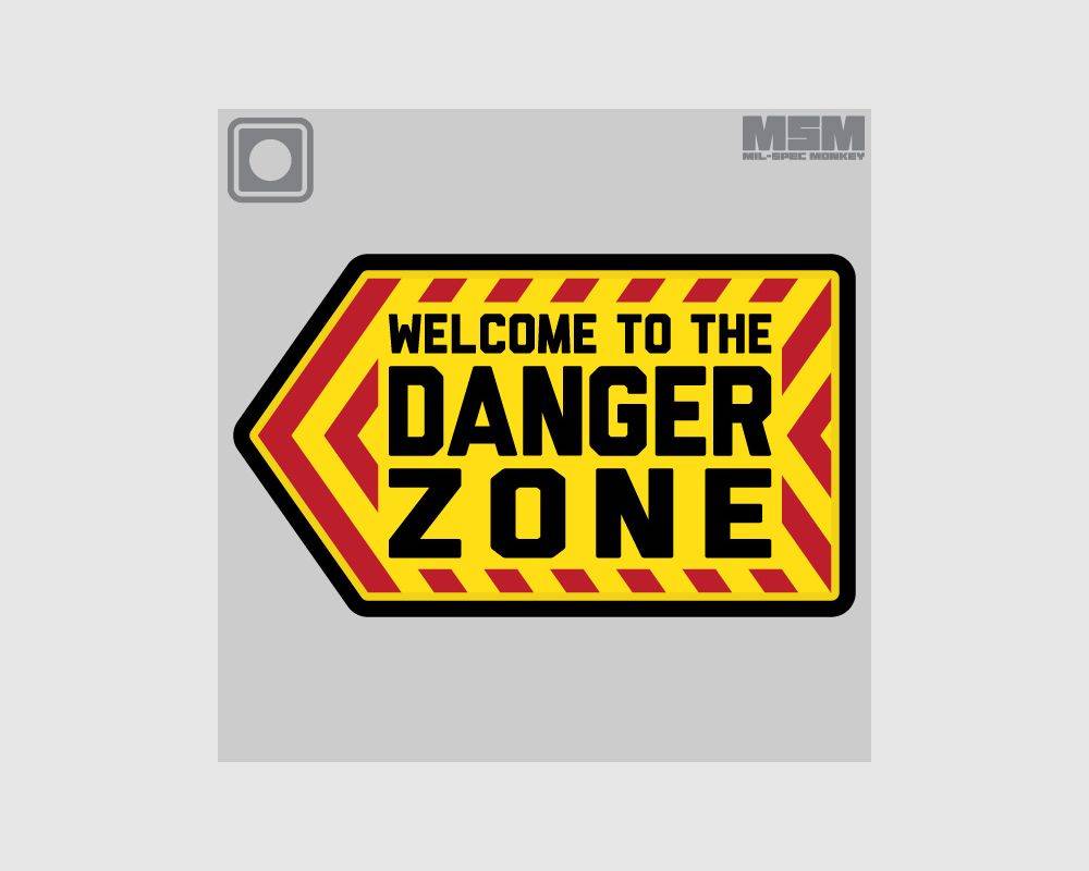 Danger Zone PVC Patch - MultiCam