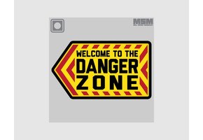 Danger Zone PVC Patch - Full Color