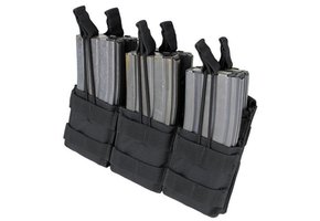 MA44 Triple Stacker M4 Mag pouch - Black