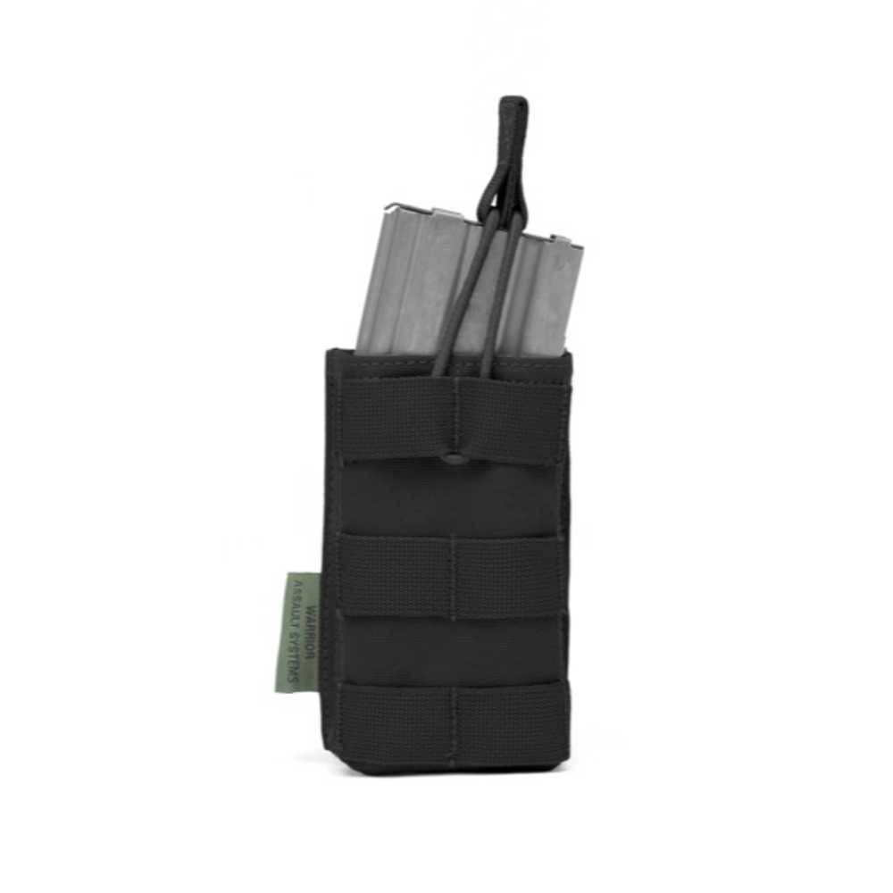 Single Open 5.56 Mag Bungee Retention- Black