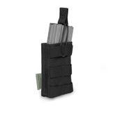 Single Open 5.56 Mag Bungee Retention- Black