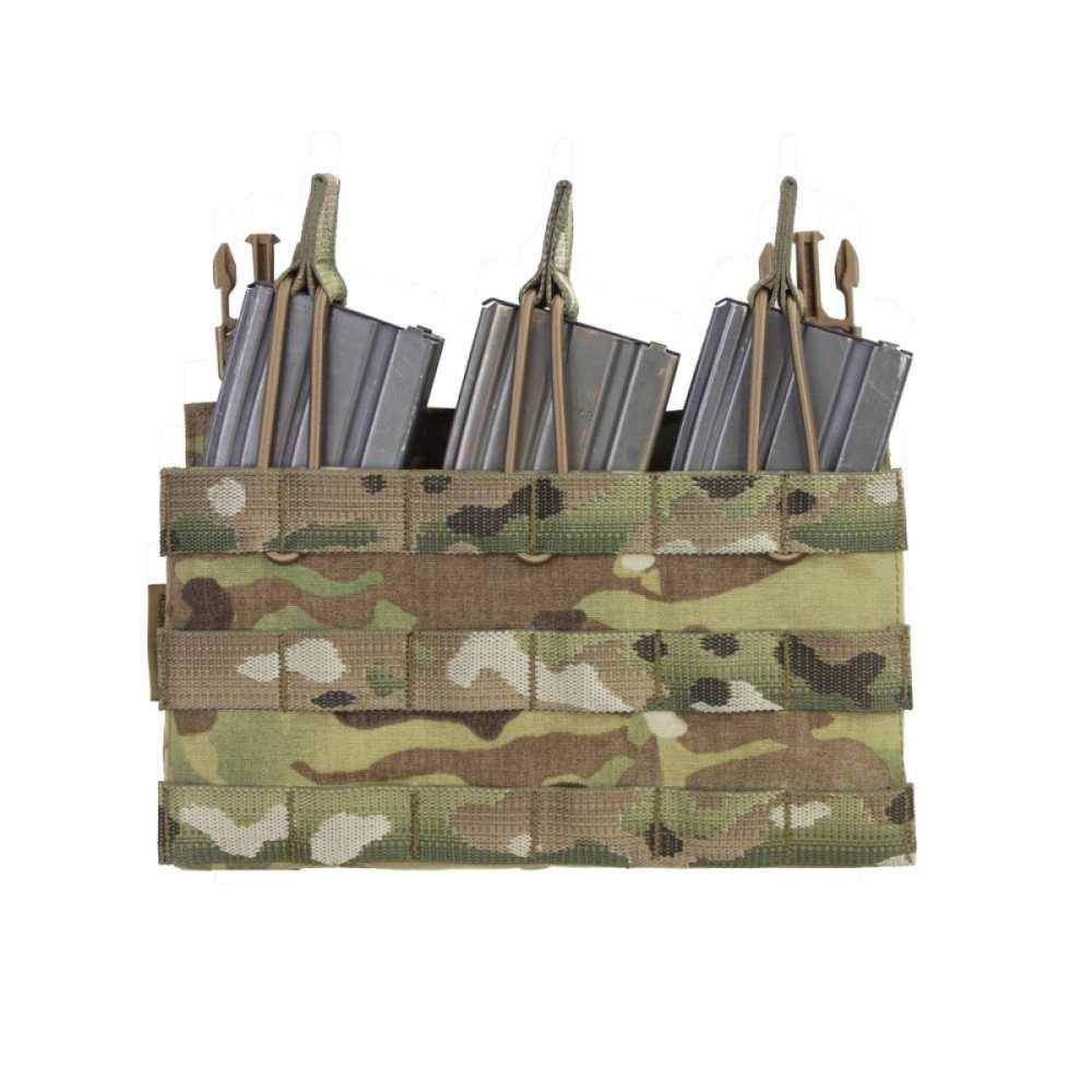 Removable Triple Molle Open Pouch for RPC - MultiCam