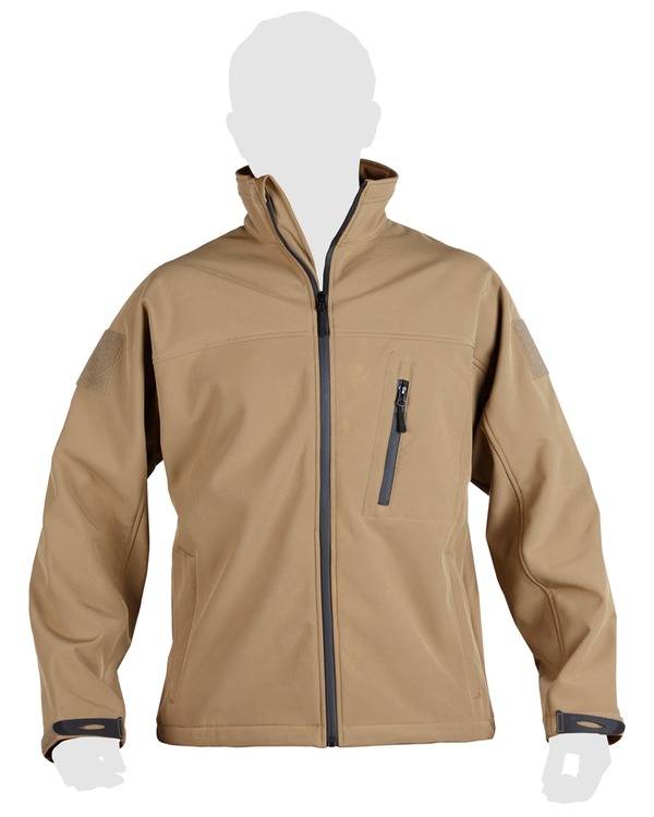 KU Trooper Tactical softshell jacket - Coyote Tan