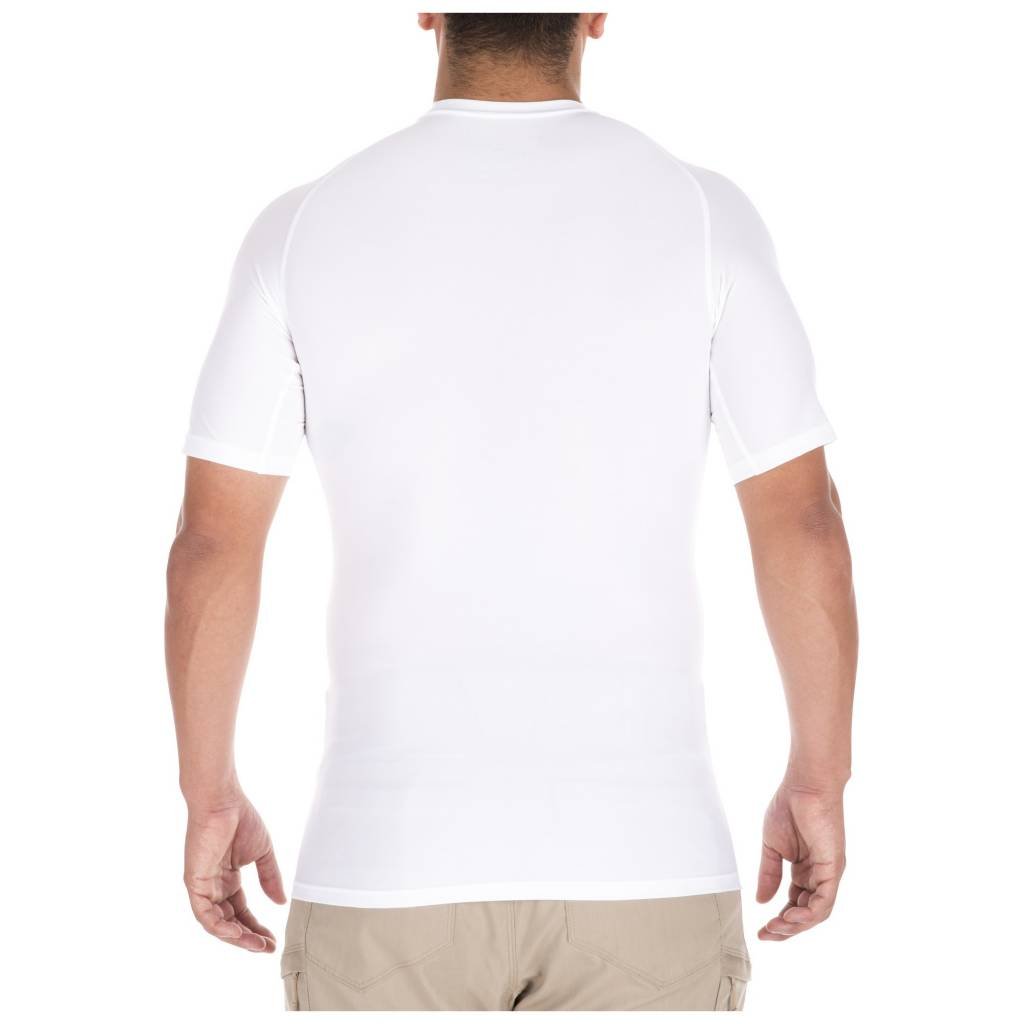 Tight white store short sleeve shirt