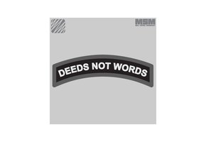 Deeds Not Words patch