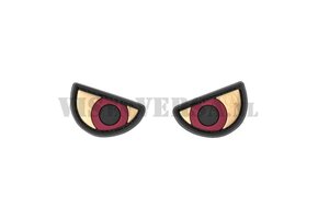 Angry Eyes Rubber Patch - Color