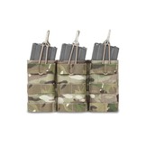 Triple Open 5.56 Mag Bungee Retention - MultiCam