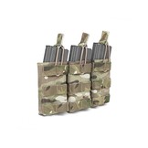 Triple Open 5.56 Mag Bungee Retention - MultiCam