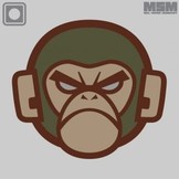 Monkey Head PVC Patch