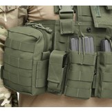 Single Direct Action 9mm  Pistol Mag Pouch - Olive Drab