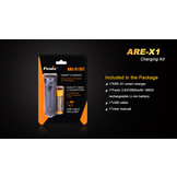 ARE-X1 18650 charging kit with 2600mAh accu