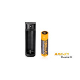ARE-X1 18650 charging kit with 2600mAh accu